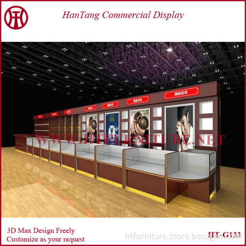 Lowest price mall glasses display furniture sale